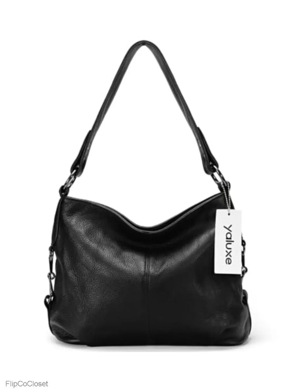 Genuine Leather Hobo Shoulder Bag Convertible Crossbody Purse